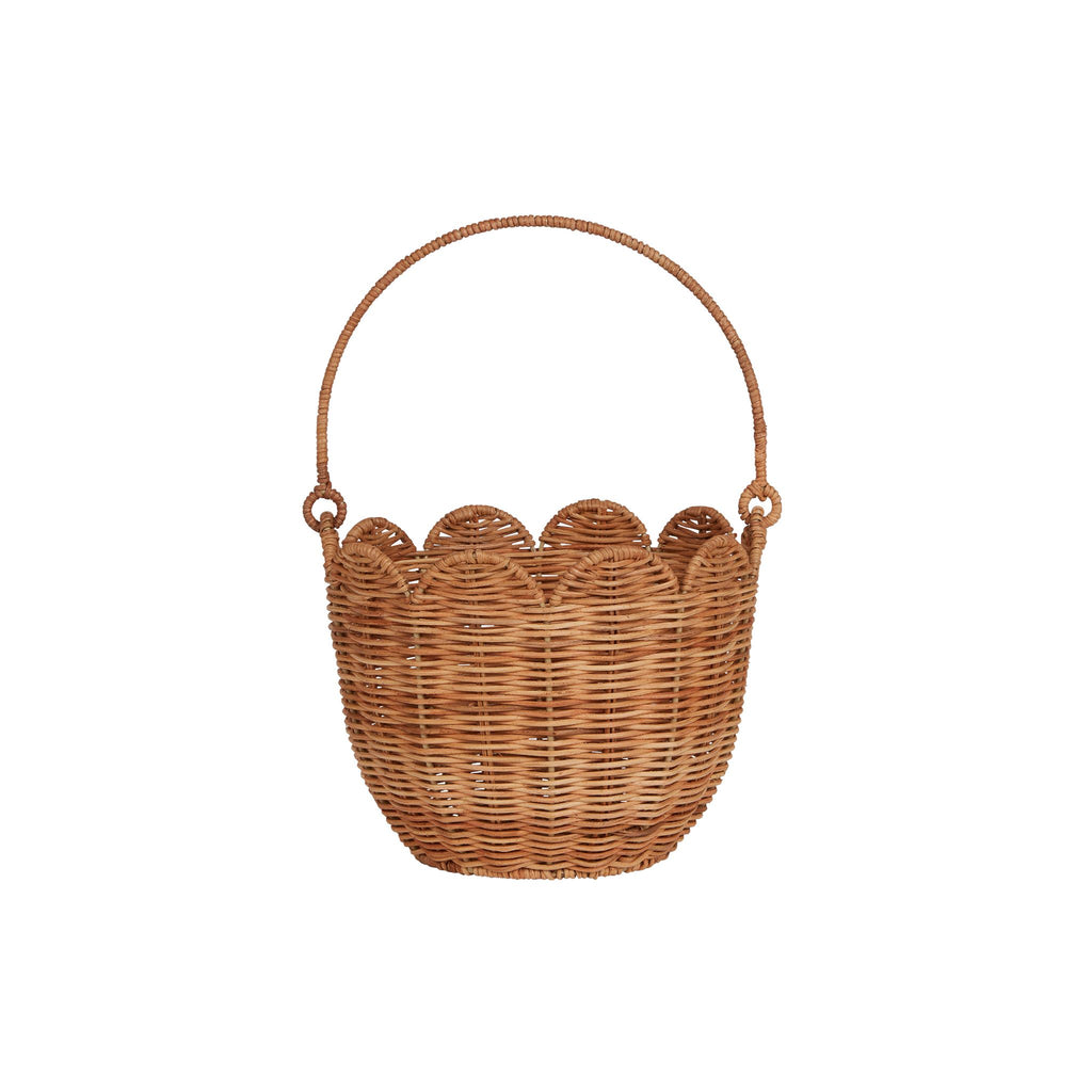 Rattan Tulip Carry Basket | Natural Baskets Olli Ella OS 
