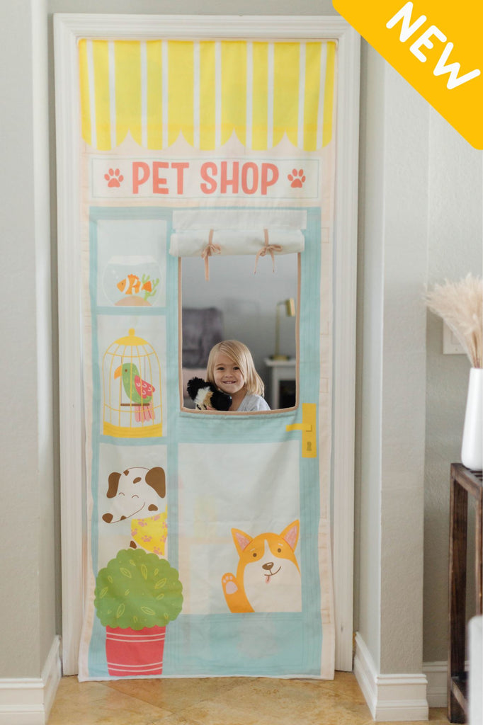 Pet Shop & Groomer Storefront Pretend Play Swingly 