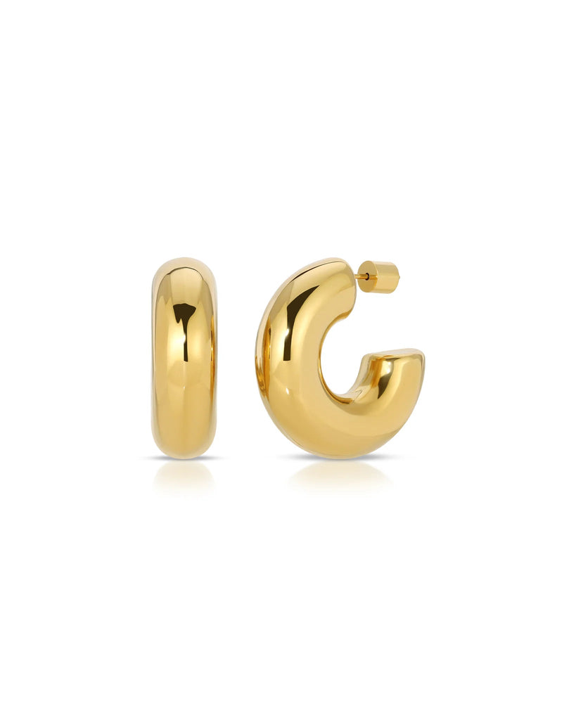 Richie Hoops | Gold Earrings JRA / Jurate OS Gold 