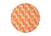 “Picnic with Flowers” Round Cotton Mat Mat moimili.us 