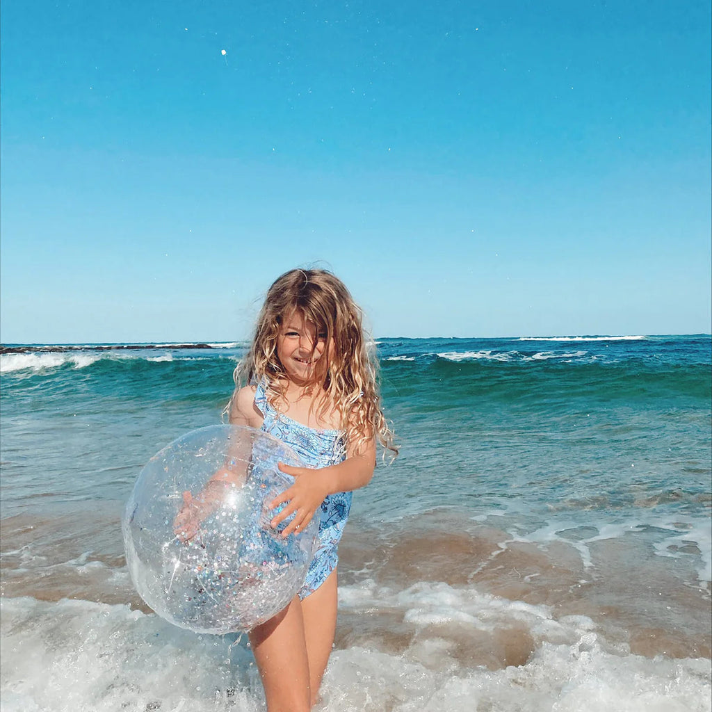Inflatable Beach Ball Glitter SunnyLife 