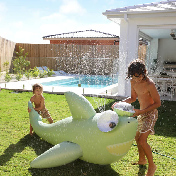 Inflatable Giant Sprinkler Shark Tribe Khaki