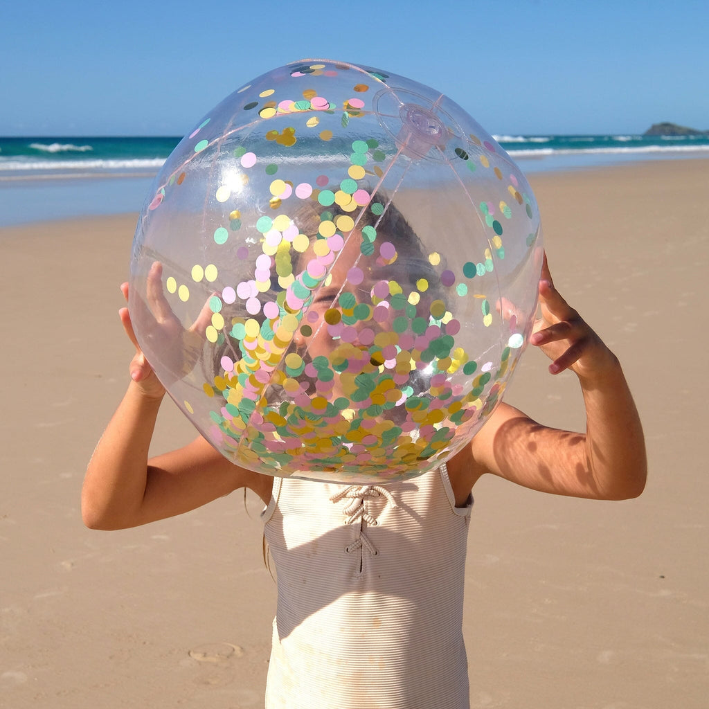 Inflatable Beach Ball | Confetti Multi Swim Accessories SunnyLife 