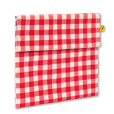 Flip Snack Bag | Gingham Red Lunch Box Fluf 