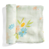 Enchanted Meadow bamboo swaddle Swaddle Rookie Humans 