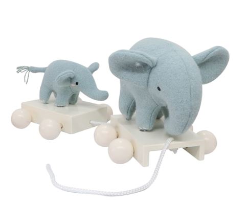 ELEPHANT PULL TOY by Wonder and Wise Wonder and Wise 