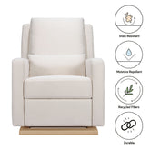 Sigi Recliner and Glider Water Repellent & Stain Resistant | Performance Cream Eco-Weave Babyletto 