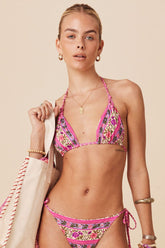 Sienna Tri Top | Fuchsia Swimwear Spell XS Fuchsia 
