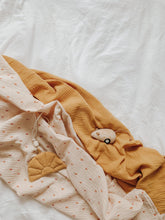 Muslin "Ochre" Baby Swaddle Blanket Swaddle blanket moimili.us 