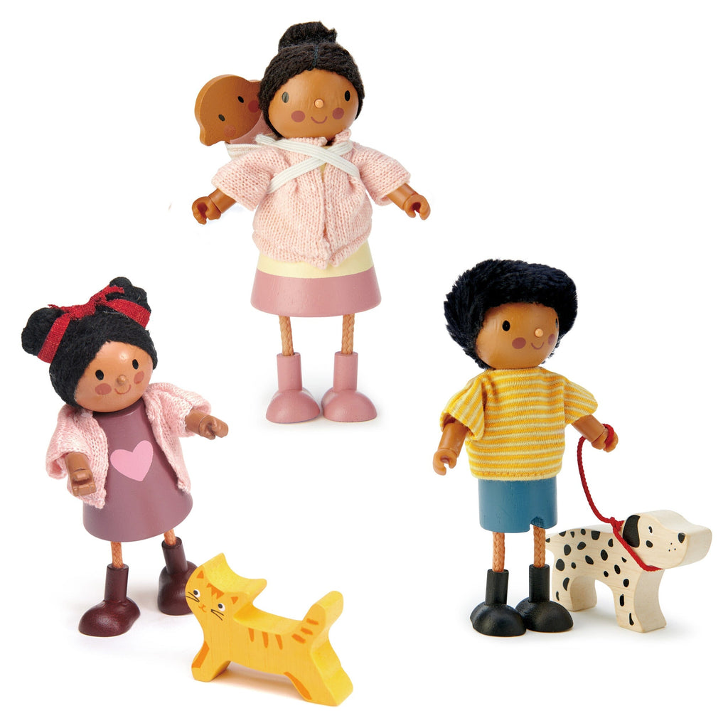 The Forrester Family Dollhouse Dolls Tender Leaf Toys 