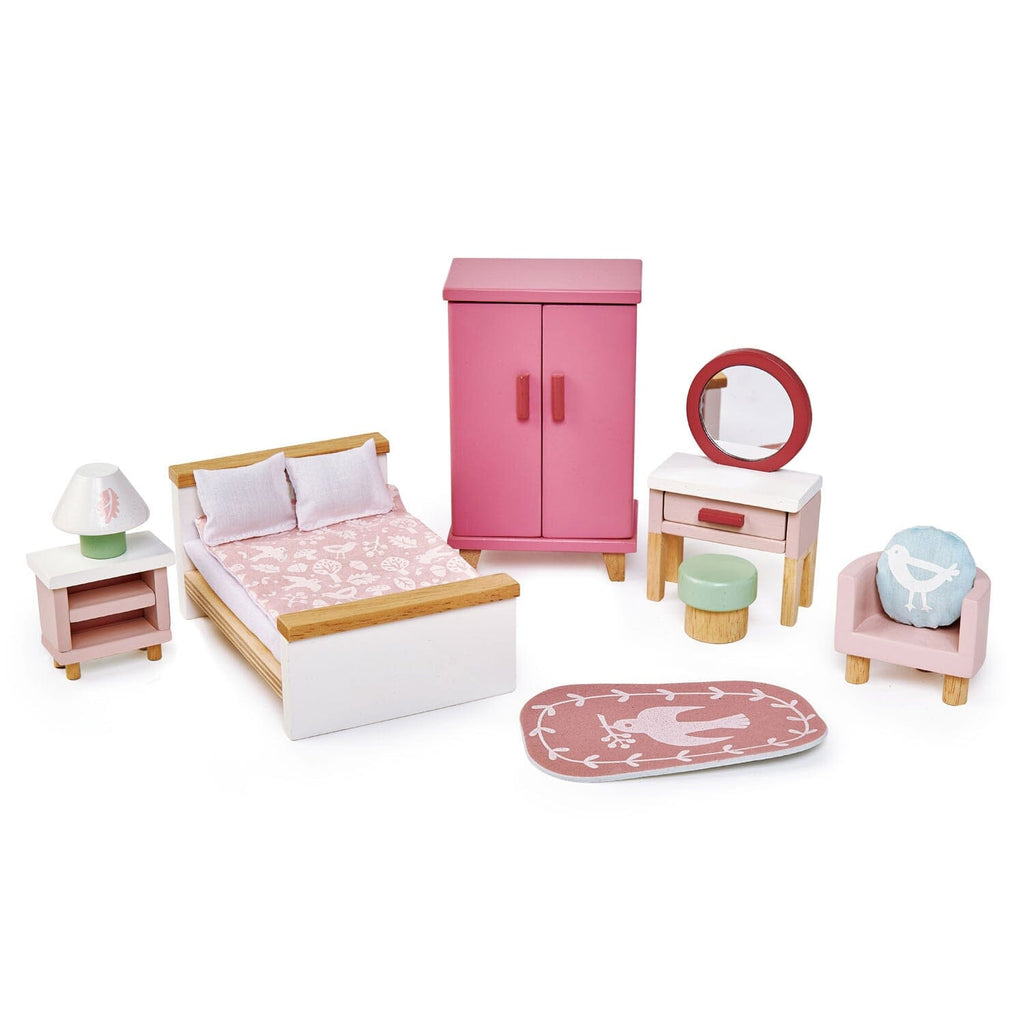 Dolls House Bedroom Furniture Dollhouse Furniture Tender Leaf Toys 