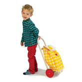 Pull Along Shopping Trolley Push & Pull Tender Leaf Toys 