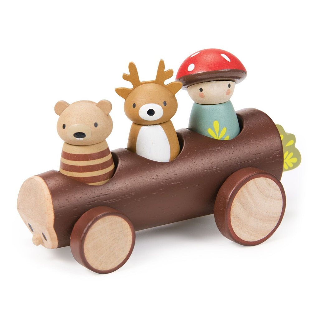 Timber Taxi Cars & Trains Tender Leaf Toys 