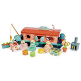 Little Otter Canal Boat Animals & Arks Tender Leaf Toys 