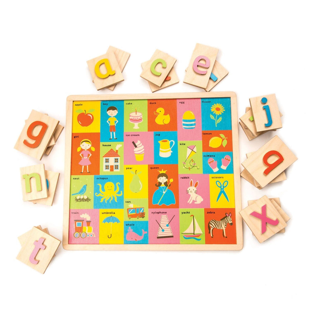 Alphabet Pictures Learning Toys Tender Leaf Toys 