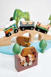 Wild Pines Train Set Cars & Trains Tender Leaf Toys 