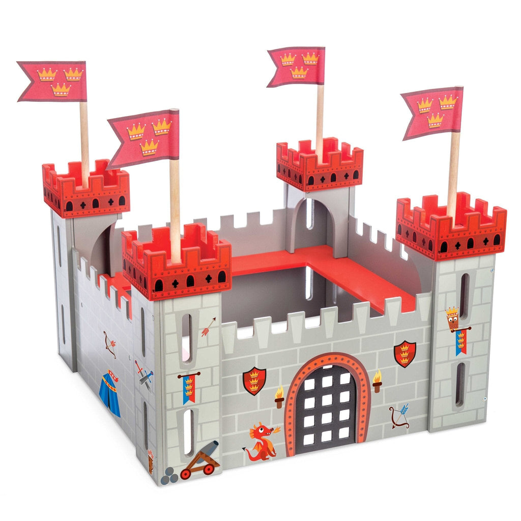 Wooden Castle with Ramparts & Portculis Pretend Play Le Toy Van, Inc. 