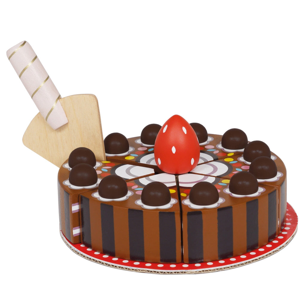 Chocolate Gateau Sliceable Cake Toy Kitchens & Play Food Le Toy Van, Inc. 