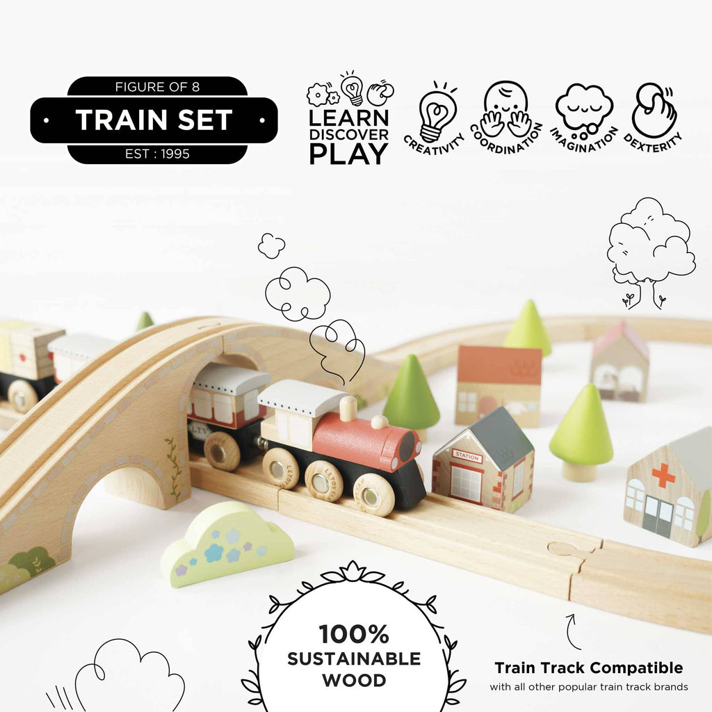 Figure of 8 Train Set Cars & Trains Le Toy Van, Inc. 