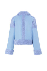 Corfu Jacket | Blue Raspberry Unreal Fur 