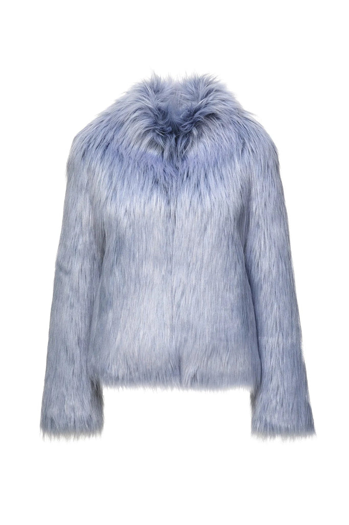 Fur Delish Jacket | Pastel Blue Jackets Unreal Fur Pastel Blue XS 