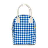Zipper Lunch Bag | Gingham Blue Lunch Box Fluf OS 
