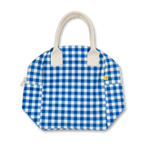 Zipper Lunch Bag | Gingham Blue Lunch Box Fluf 