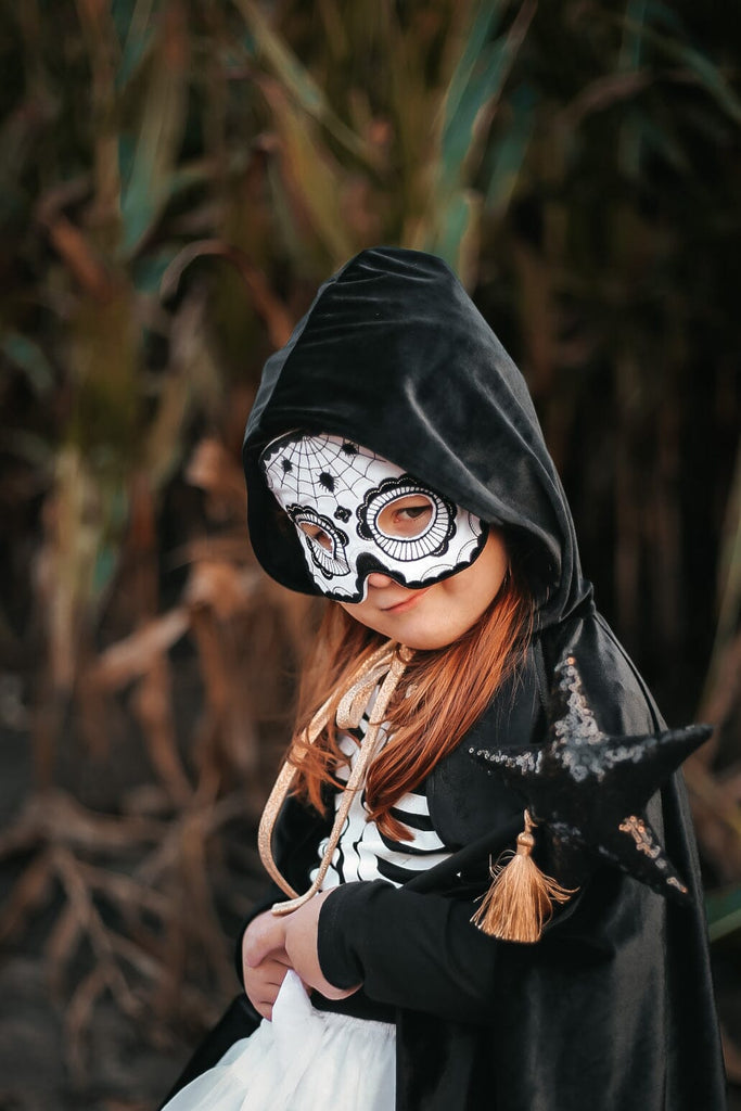 "Black Halloween" Skull Mask Mask moimili.us 
