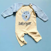 Knit Baby Romper | Baby Bear Onesies Estella 