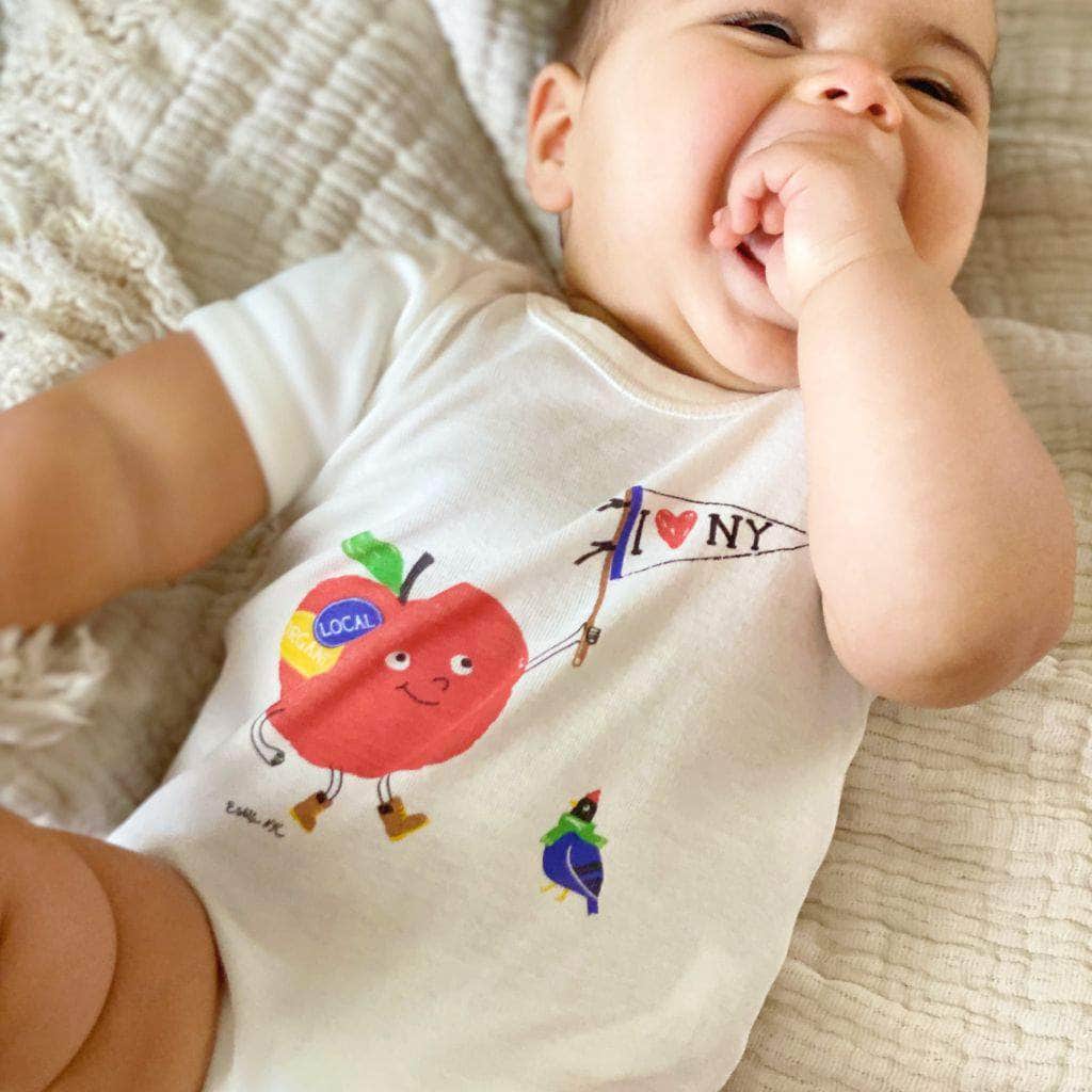 "I Love NY" Baby Gift Set | Rattles, Onesie, Pacifier Clip, and Baby Book Baby Gift Sets Estella 