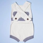 Organic Cotton Baby Gift Set | Elephant Baby Rattle, Organic Baby Romper & Bonnet Hat Baby Gift Sets Estella 