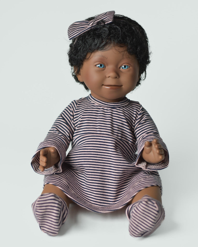 Baby Doll Girl with Down Syndrome - African Girl Dollies Tyber 