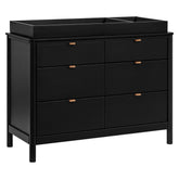 Bondi 6-Drawer Assembled Dresser | Black