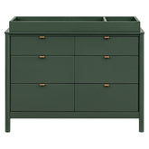 Bondi 6-Drawer Assembled Dresser | Forest Green