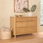 Bondi 6-Drawer Assembled Dresser | Honey Changing Dressers Babyletto 
