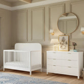 Brimsley 4-in-1 Convertible Crib | Warm White