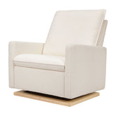 Cali Pillowback Chair and a Half Glider in Sherpa | Chantilly
