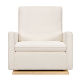 Cali Pillowback Chair and a Half Glider in Sherpa | Chantilly