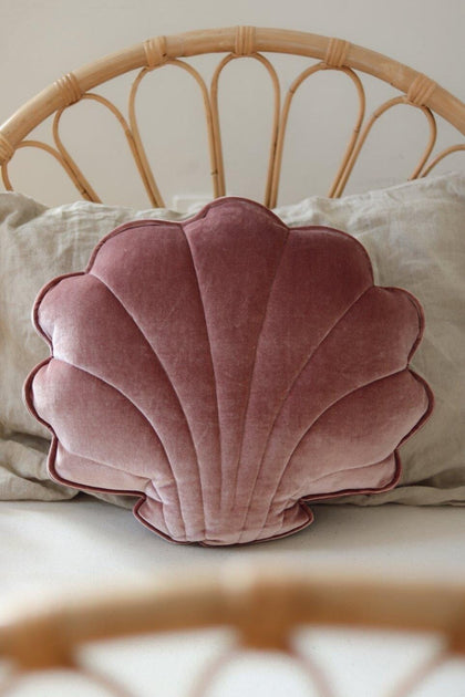 Velvet “Cosmic Pearl” Shell Pillow Cushion moimili.us 