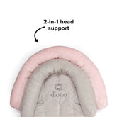 Cuddle Soft® 2-in-1 Head Support | Gray/Pink