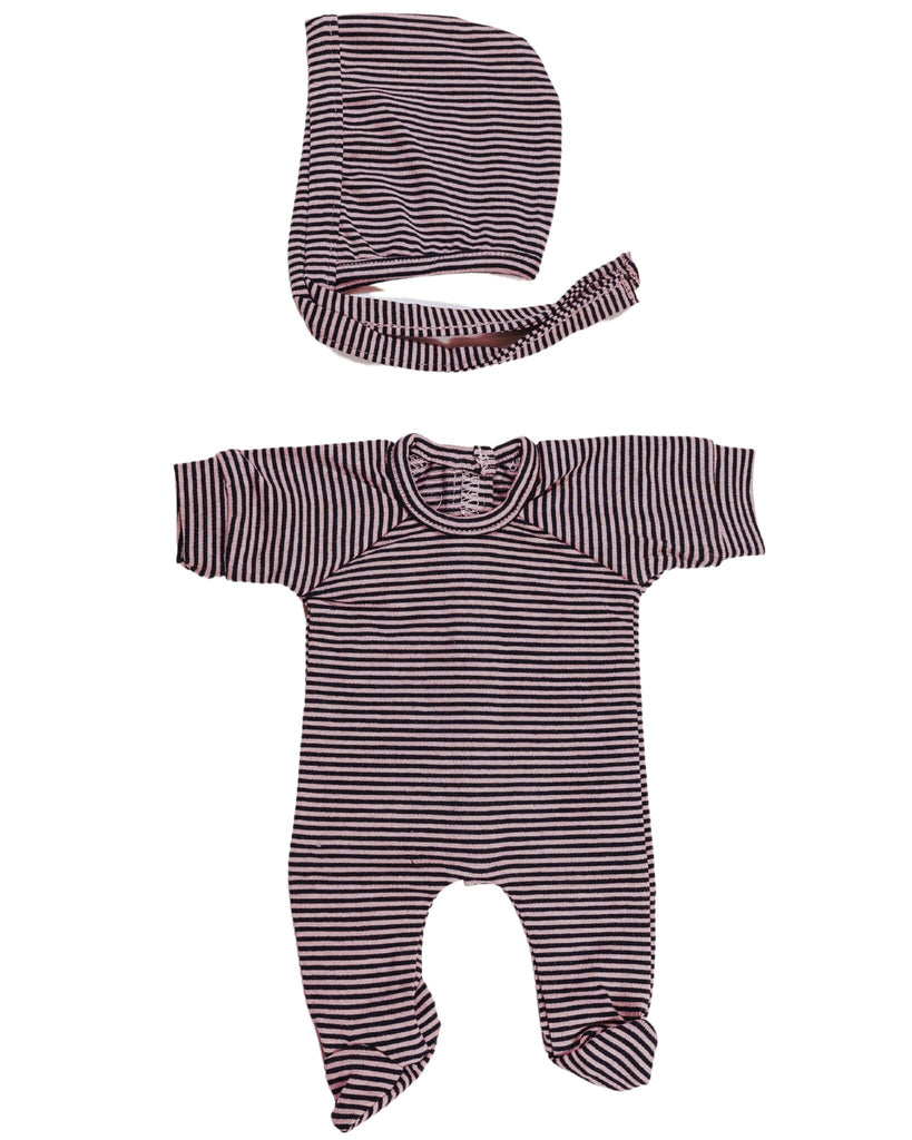 Dollie Bonnet & Jumpsuit | Striped Dollie Clothing Bohemian Mama Littles OS 