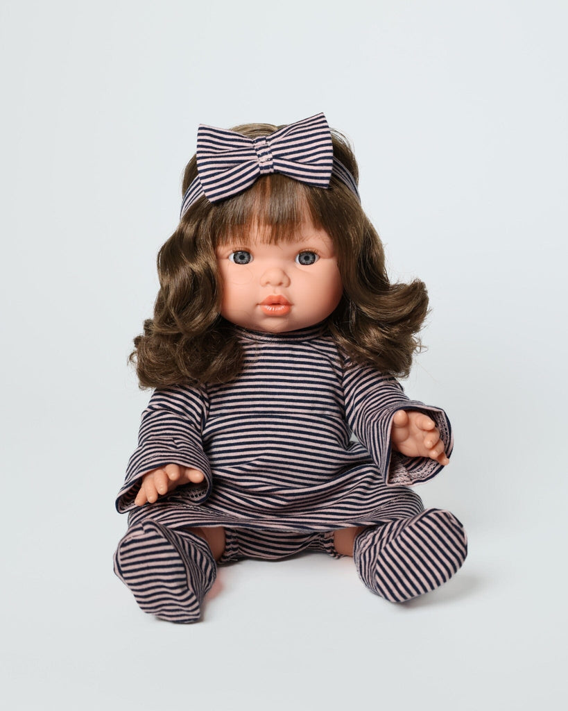 Dollie Headband, Dress, & Booties Bundle | Striped Dollie Clothing Bohemian Mama Littles 