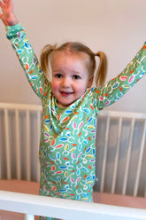 Long Sleeve Pajama Set - Easter Bunny Ears by Clover Baby & Kids Pajamas Clover Baby & Kids 