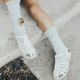 Audrey Sandal | White Shoes Zimmerman Shoes 
