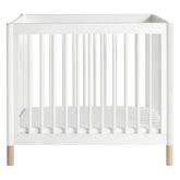Gelato 4-in-1 Convertible Mini Crib | White / Washed Natural