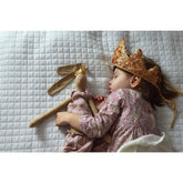 “Gold Sequins” Crown and Wand Magic Set Magic set moimili.us 