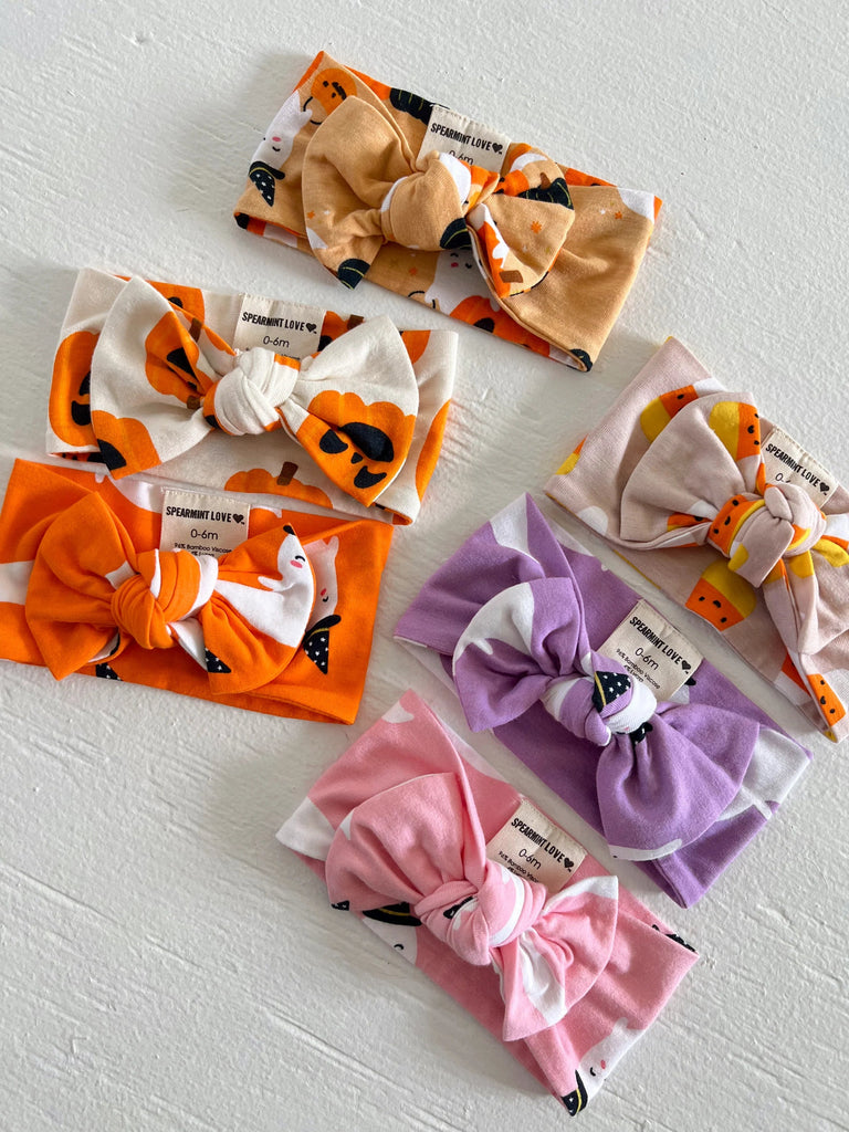 Knot Bow | Pink Ghost Bows & Headbands SpearmintLOVE 