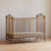 Camellia 3-in-1 Convertible Crib - Vintage Gold Cribs & Toddler Beds NAMESAKE 