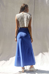 Bluegrass Maxi Skirt | French Blue Skirts Jen's Pirate Booty 