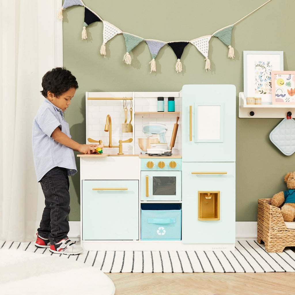 Little Chef Biscay Delight Kids Wooden Play Kitchen | Mint